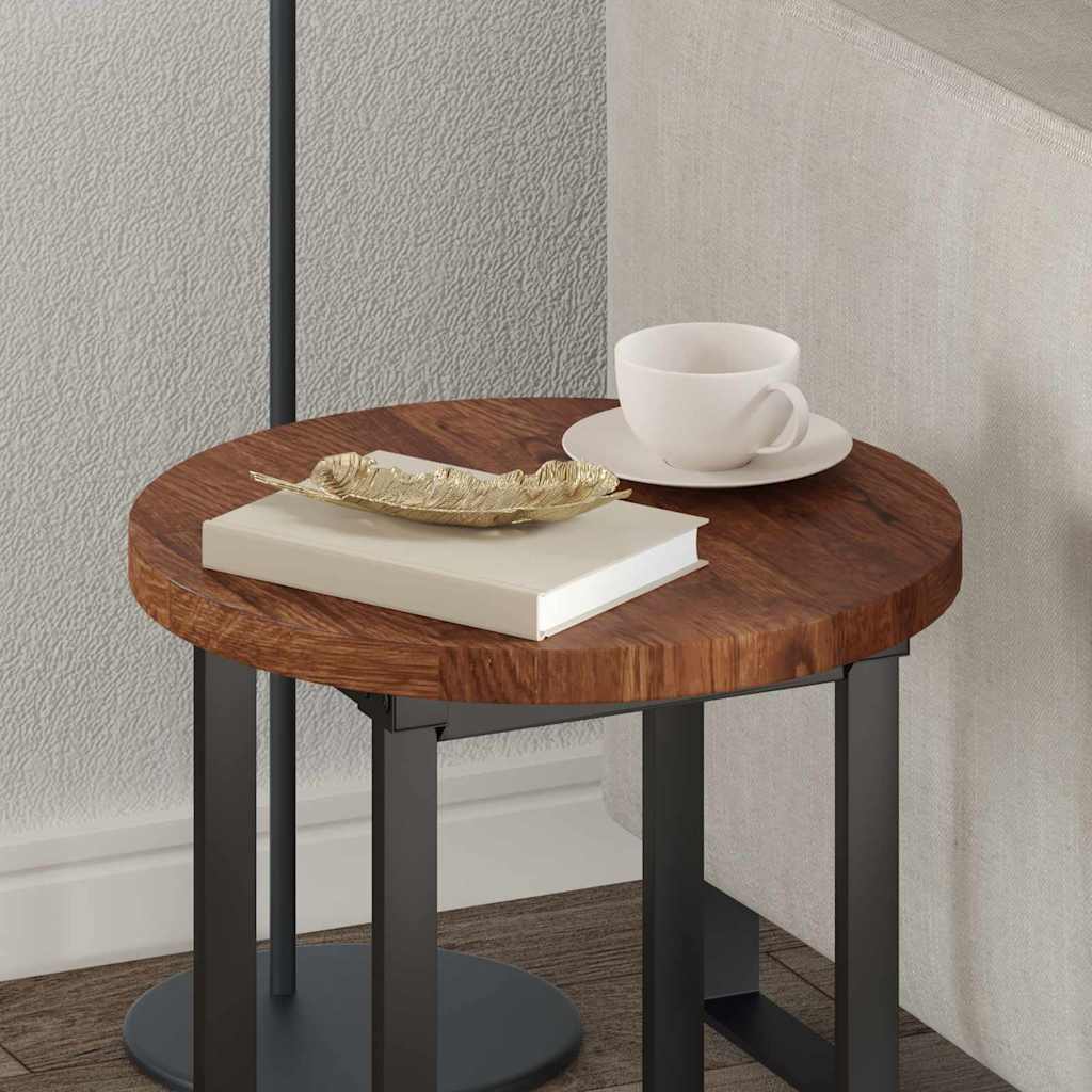 vidaXL Καπάκι τραπεζιού Σκούρο καφέ Σκούρο καφέ Ø 40 x 2.5 cm