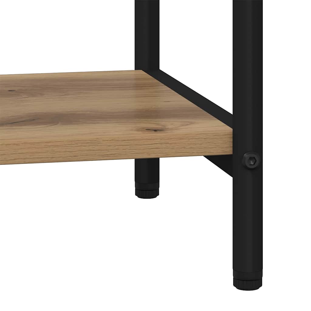 vidaXL Ράφι Βιβλίων artisan δρυς 60 x 30 x 183 εκ Επεξεργασμένο ξύλο