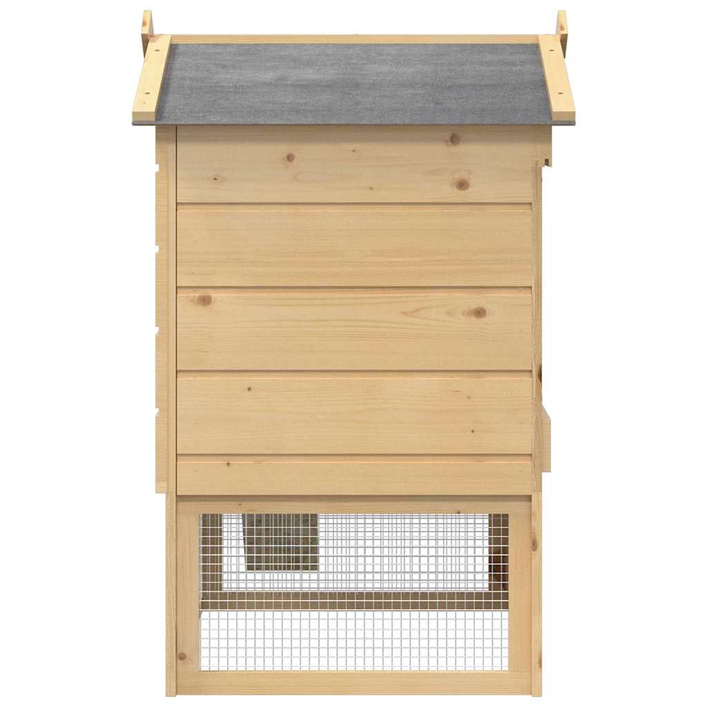 vidaXL Κοτέτσι Καφέ 75 x 59 x 60 εκ. Μασίφ ξύλο πεύκου