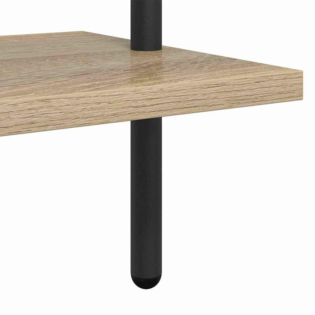 vidaXL Ράφι Βιβλίων Sonoma Δρυς 60 x 24 x 168 εκ. Επεξεργασμένο ξύλο