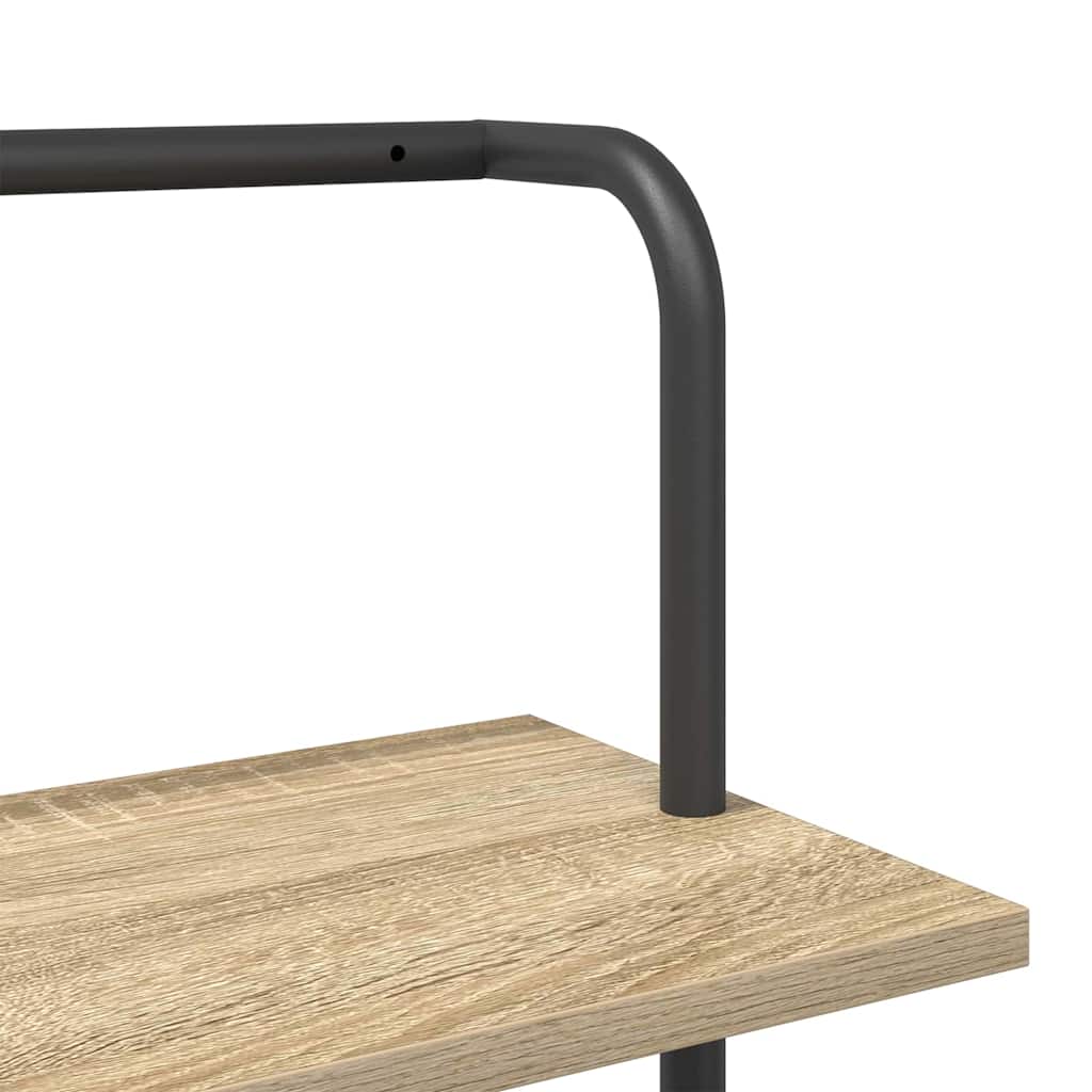 vidaXL Ράφι Βιβλίων Sonoma Δρυς 60 x 24 x 203 εκ Επεξεργασμένο ξύλο