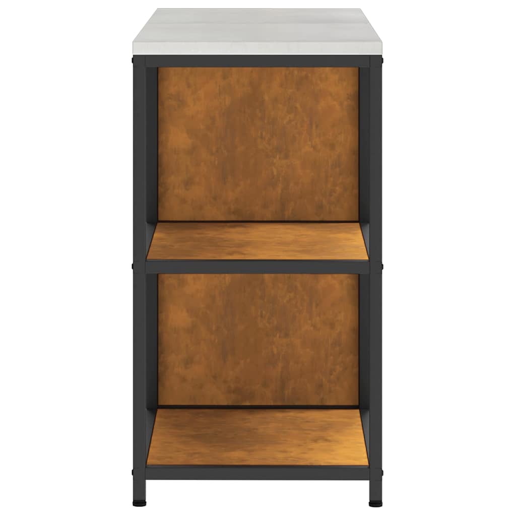 vidaXL Σετ Αποθήκευσης Κουζίνας 2 pcs Σκ rusty 120 x 50 x 92 εκ.