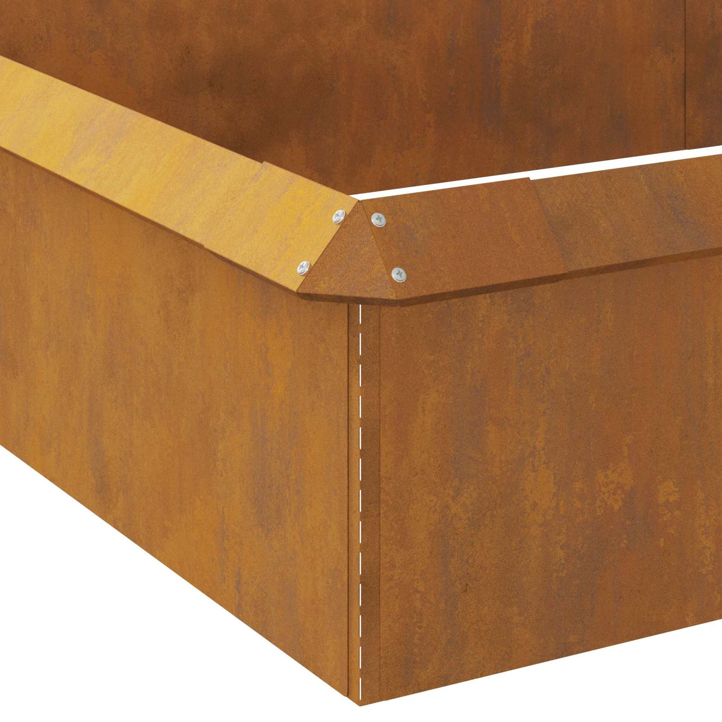 vidaXL Φράχτες με σαλιγκάρια 16 pcs Σκ rusty