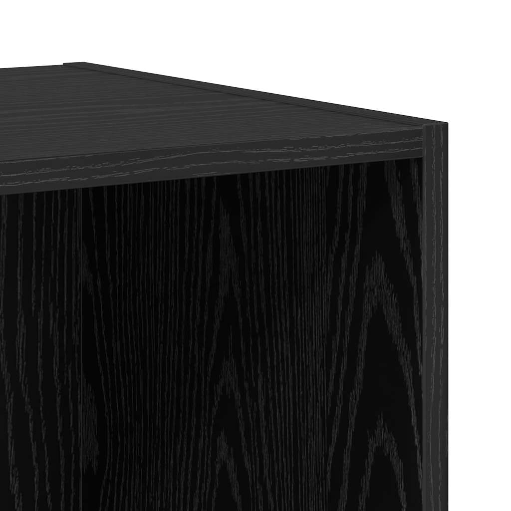 vidaXL Σετ επίπλου τηλεόρασης 4 pcs Μαύρη δρυς 37 x 37 x 142.5 εκ