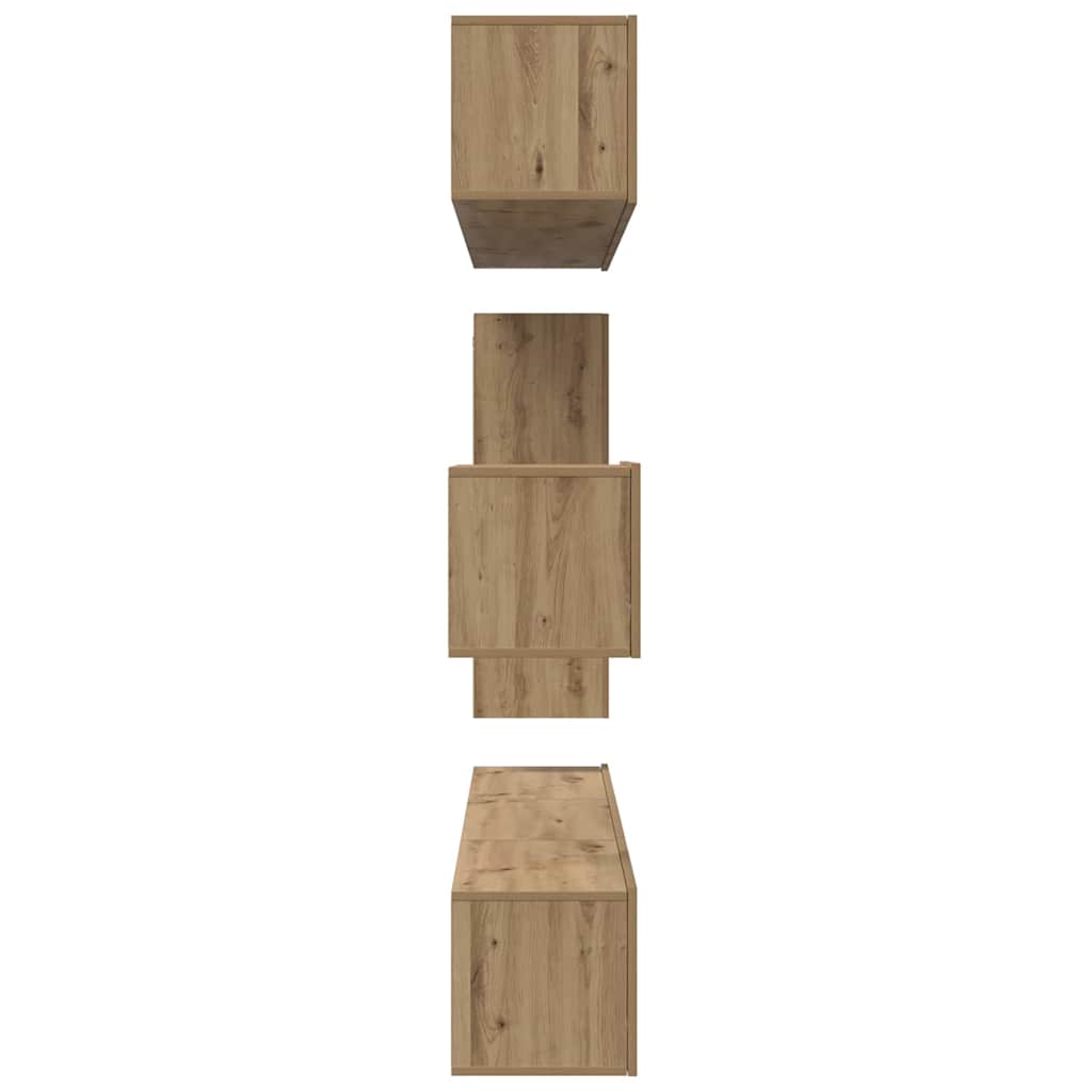 vidaXL Σετ επίπλου τηλεόρασης 8 pcs artisan δρυς 30.5 x 30 x 90 cm