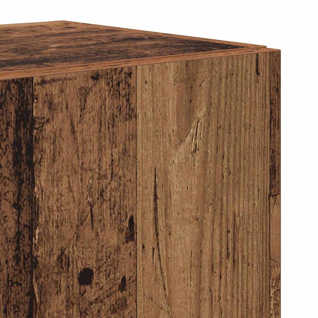 vidaXL Σετ επίπλου τηλεόρασης 7 pcs Παλαιό ξύλο 30.5 x 30 x 60 εκ.