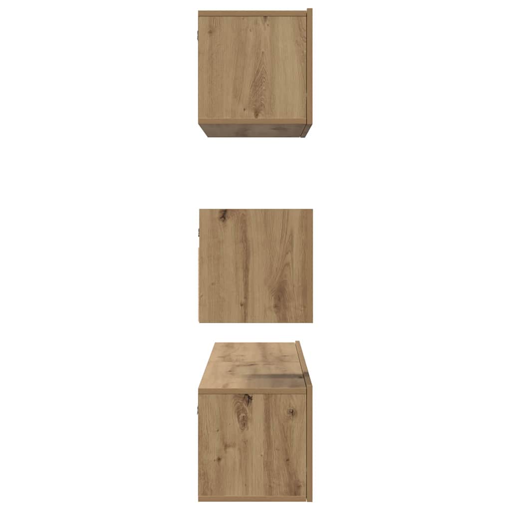 vidaXL Σετ επίπλου τηλεόρασης 4 pcs artisan δρυς 60 x 30 x 30 cm
