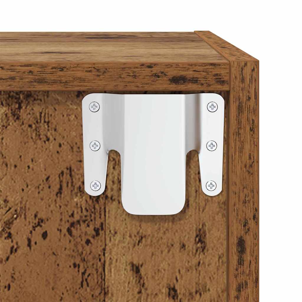 vidaXL 2 pcs Παλιό ξύλο 37 x 37 x 142.5 εκ Επεξεργασμένο ξύλο