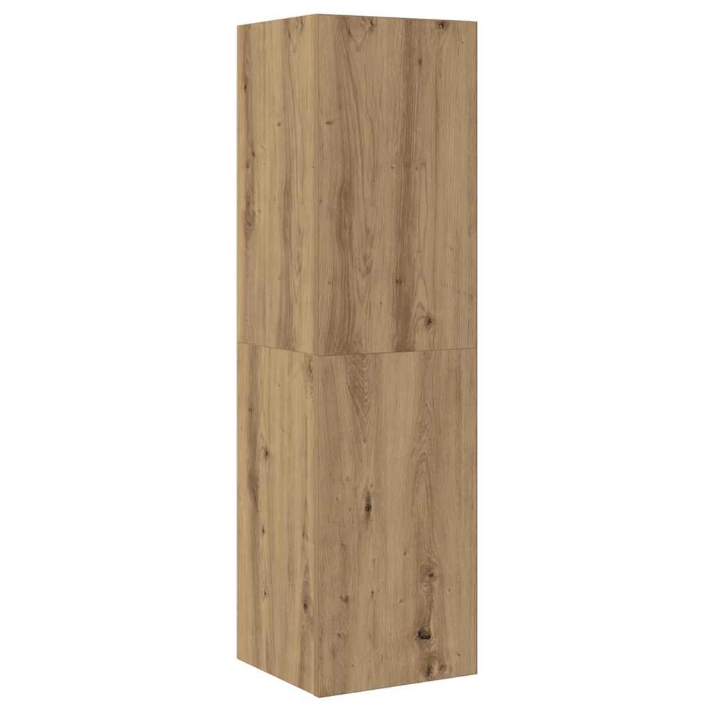 vidaXL ΣΕΤ ΒΑΘΜΟΛΟΓΗΣΗΣ ΤΗΛΕΟΡΑΣΗΣ 4 pcs artisan δρυς 200 x 30 x 30 cm