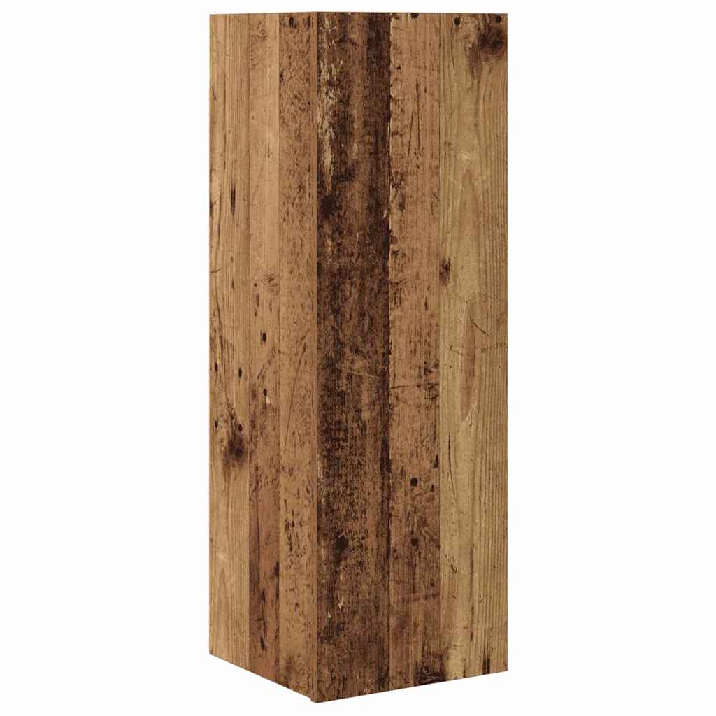 vidaXL Σετ επίπλου τηλεόρασης 10 pcs Παλαιό ξύλο 30.5 x 30 x 90 cm
