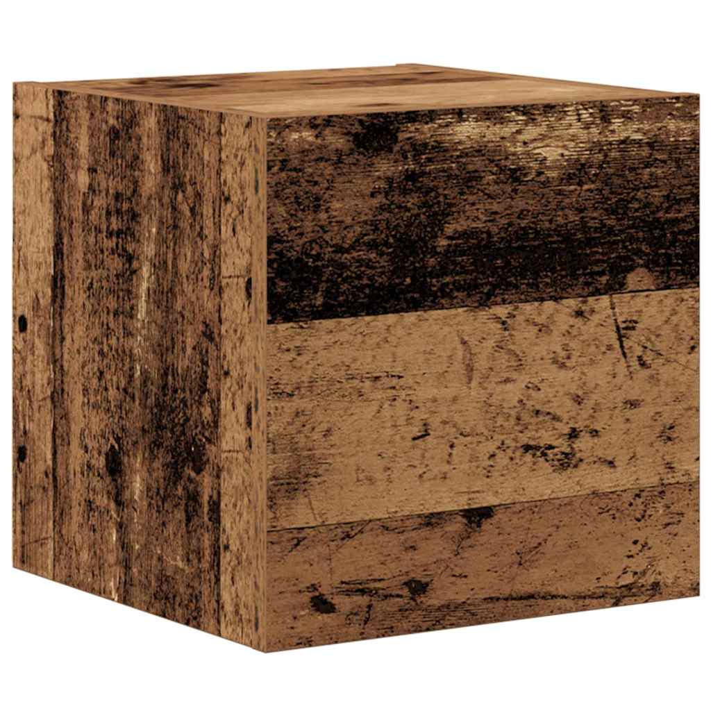 vidaXL Σετ επίπλου τηλεόρασης 10 pcs Παλαιό ξύλο 30.5 x 30 x 90 cm