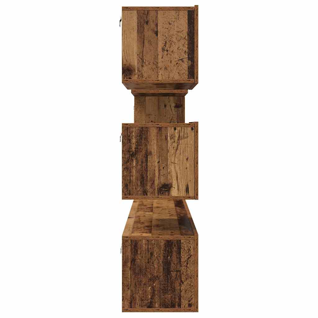 vidaXL Σετ επίπλου τηλεόρασης 6 pcs Παλαιό ξύλο 30.5 x 30 x 90 cm
