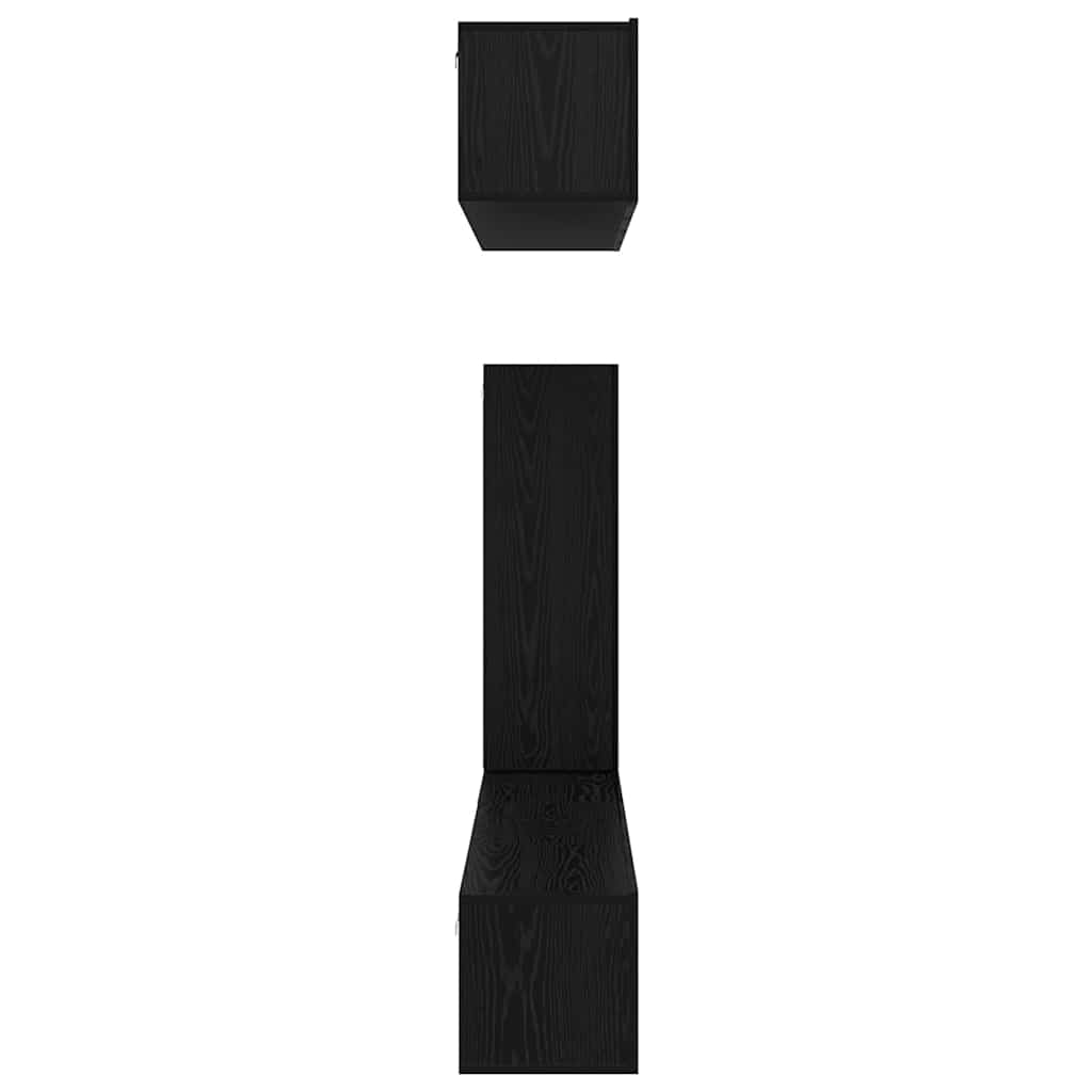 vidaXL Σετ επίπλου τηλεόρασης 6 pcs Μαύρη δρυς 30.5 x 30 x 90 cm