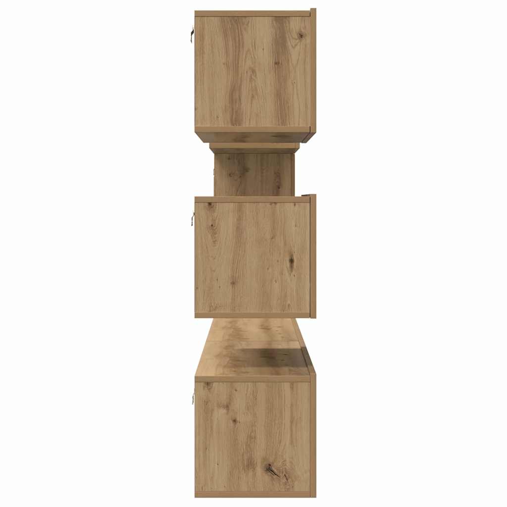 vidaXL Σετ επίπλου τηλεόρασης 6 pcs artisan δρυς 30.5 x 30 x 90 cm