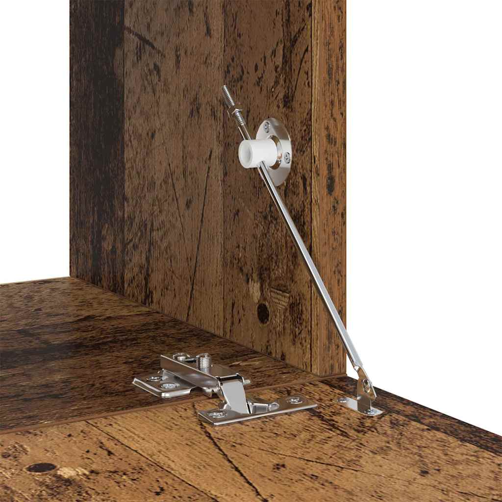 vidaXL Σετ επίπλου τηλεόρασης 4 pcs Παλαιό ξύλο 30.5 x 30 x 60 εκ.