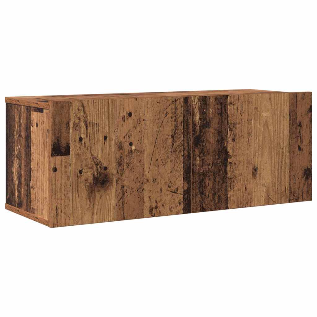 vidaXL Σετ επίπλου τηλεόρασης 8 pcs Παλαιό ξύλο 80 x 30 x 30 εκ