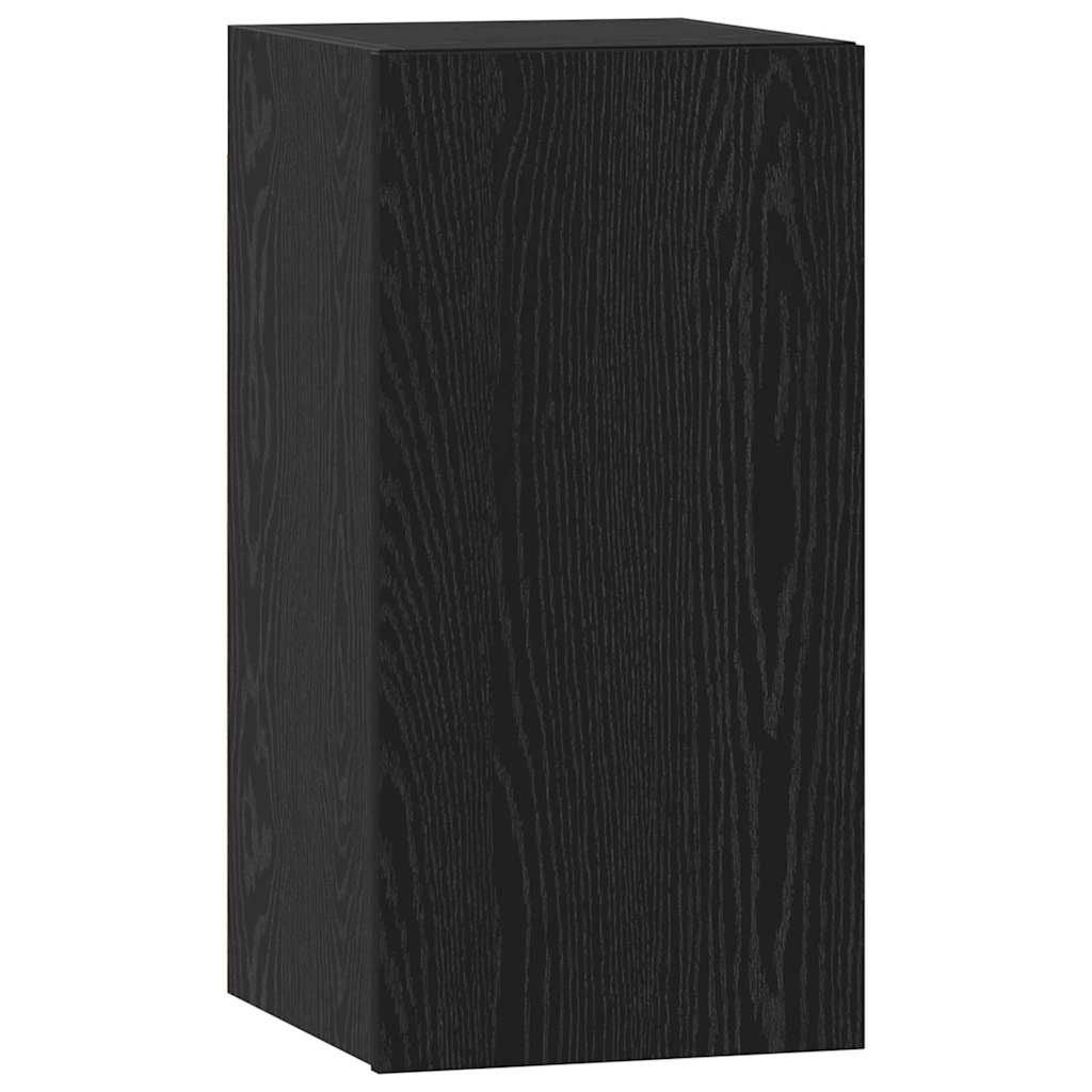vidaXL Σετ επίπλου τηλεόρασης 8 pcs Μαύρη Δρυς 181 x 30 x 120 εκ