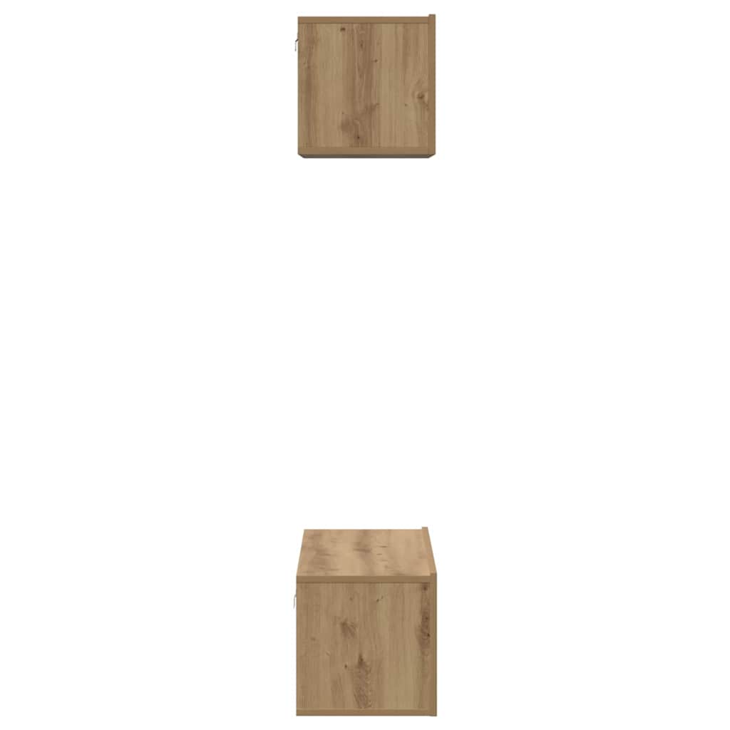 vidaXL Σετ επίπλου τηλεόρασης 2 pcs artisan δρυς 80 x 30 x 30 εκ
