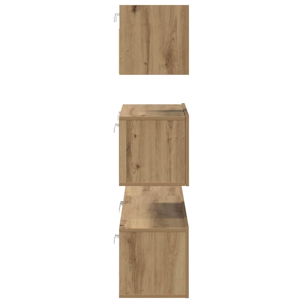 vidaXL Σετ επίπλου τηλεόρασης 4 pcs artisan δρυς 80 x 30 x 30 εκ
