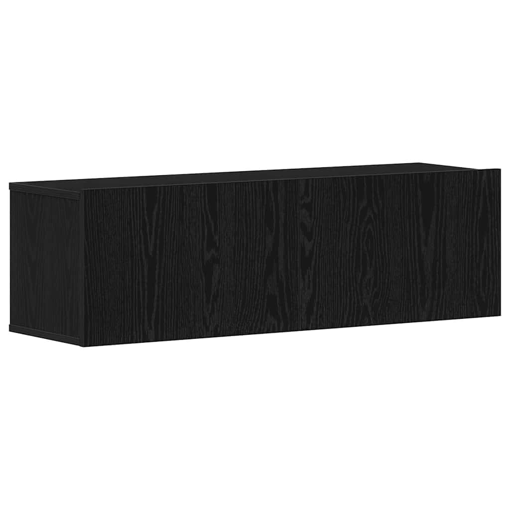 vidaXL Σετ επίπλου τηλεόρασης 6 pcs Μαύρη Δρυς 100 x 30 x 30 εκ