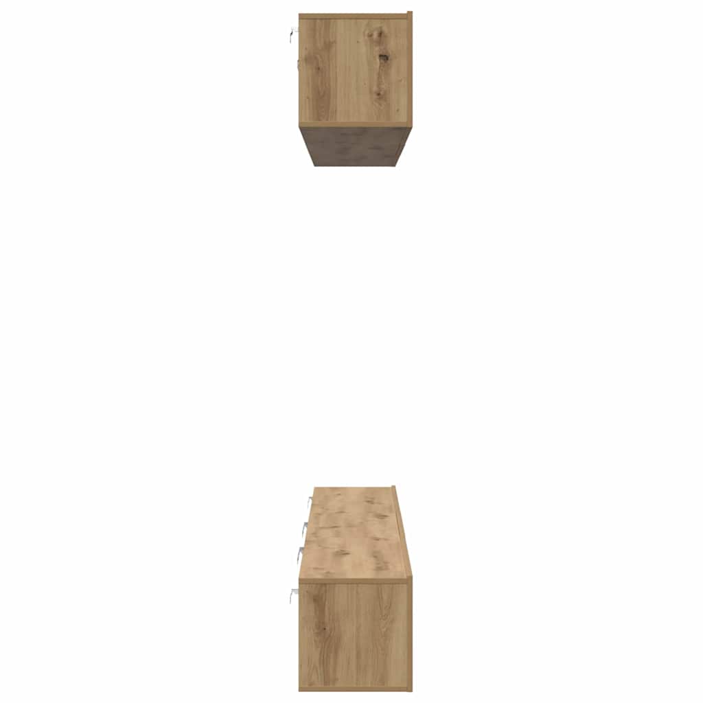 vidaXL Σετ επίπλου τηλεόρασης 6 pcs artisan δρυς 80 x 30 x 30 εκ