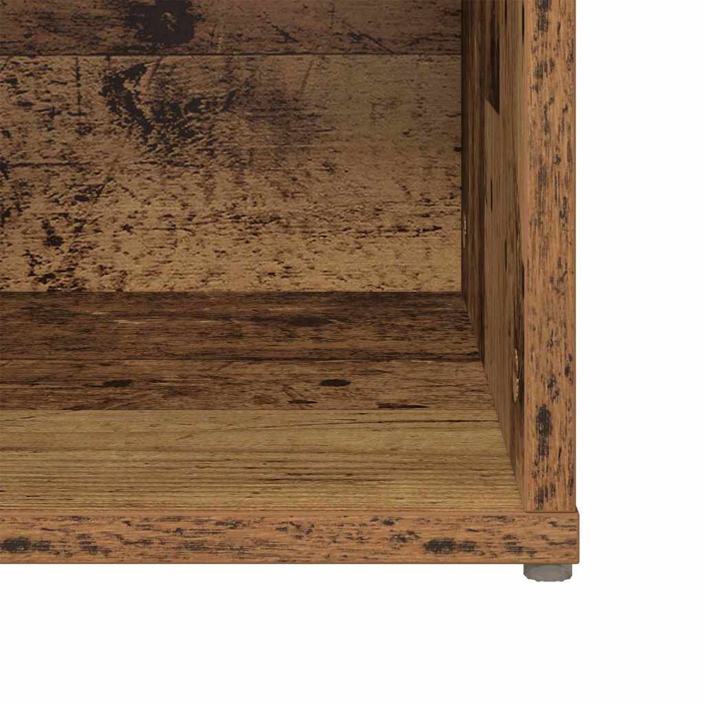 vidaXL Σετ επίπλου τηλεόρασης 2 pcs Παλιό Ξύλο 37 x 35 x 107 εκ