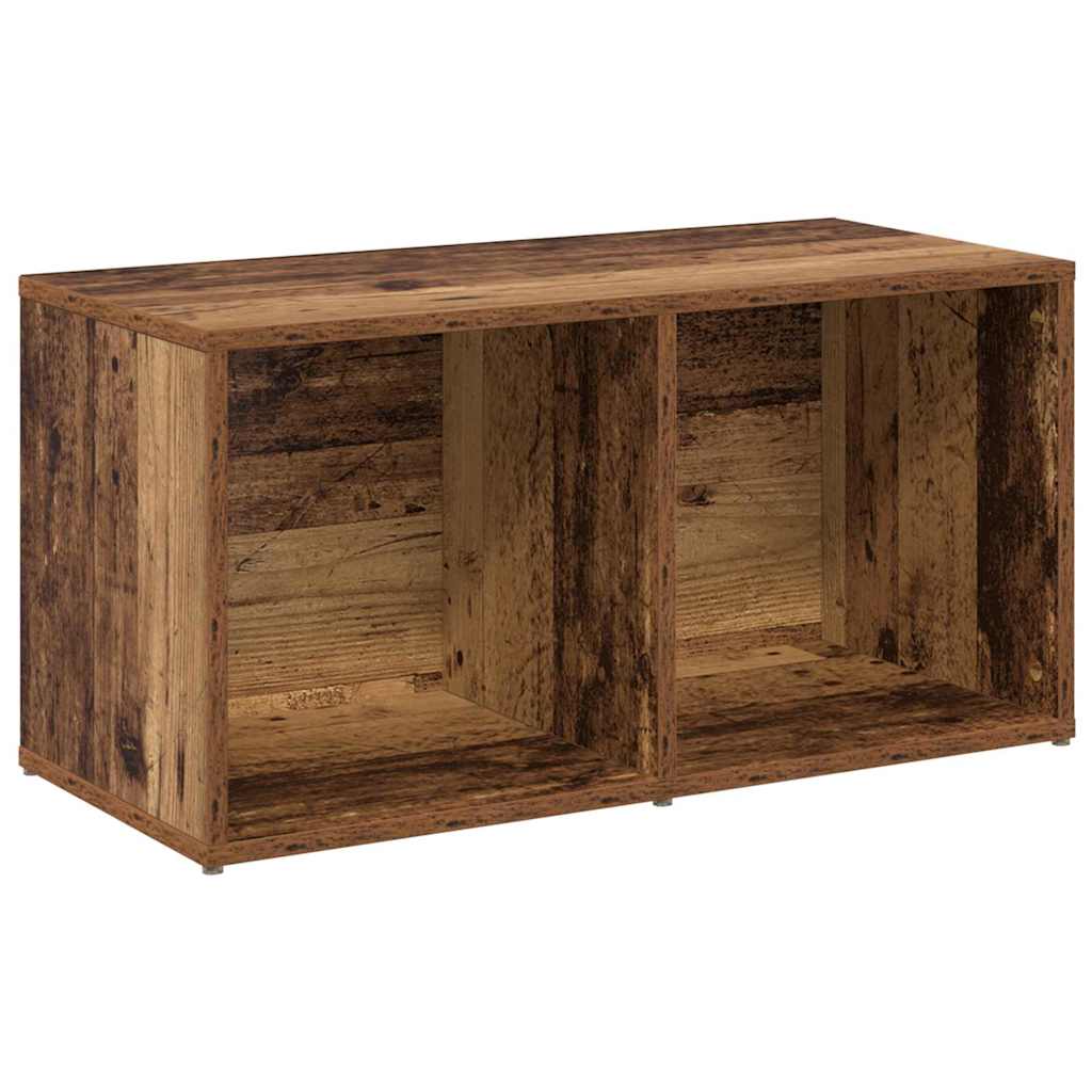 vidaXL Σετ επίπλου τηλεόρασης 2 pcs Παλιό Ξύλο 37 x 35 x 107 εκ