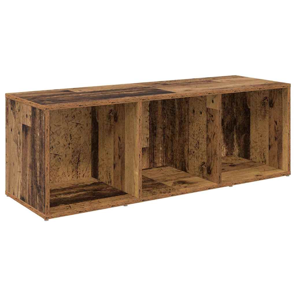 vidaXL Ντουλάπι TV με ράφι με αποθήκευση 4 pcs Παλιό ξύλο 37 x 35 x 107.5 εκ.