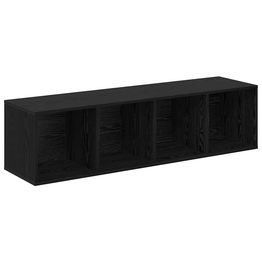 vidaXL Σετ επίπλου τηλεόρασης 2 pcs Μαύρη δρυς 37 x 37 x 142.5 εκ