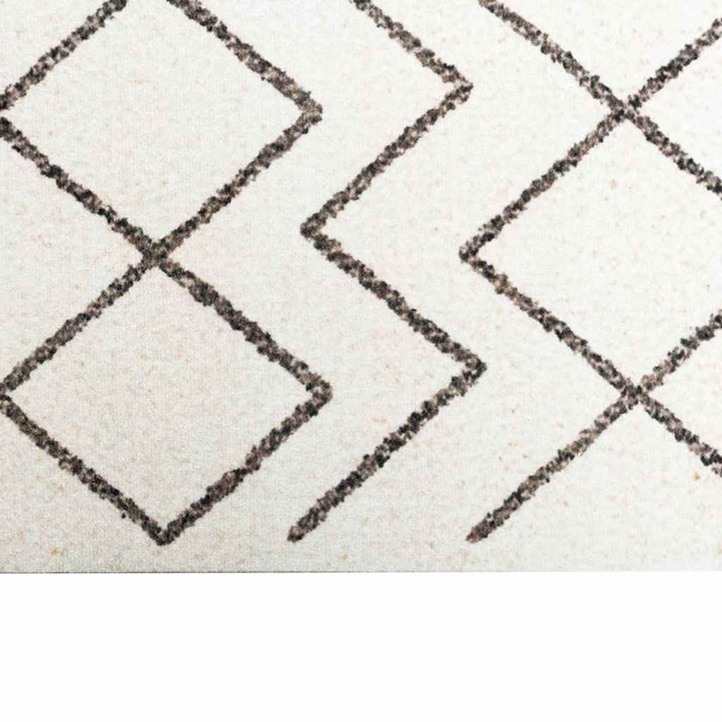 vidaXL Χαλί Κουζίνας Geometric Γεωμετρικό 60 x 180 cm Βελούδο