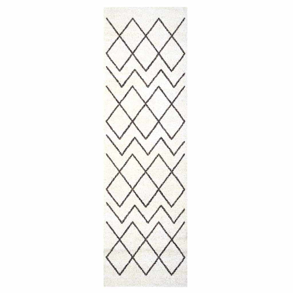 vidaXL Χαλί Κουζίνας Geometric Γεωμετρικό 45 x 150 cm Βελούδο