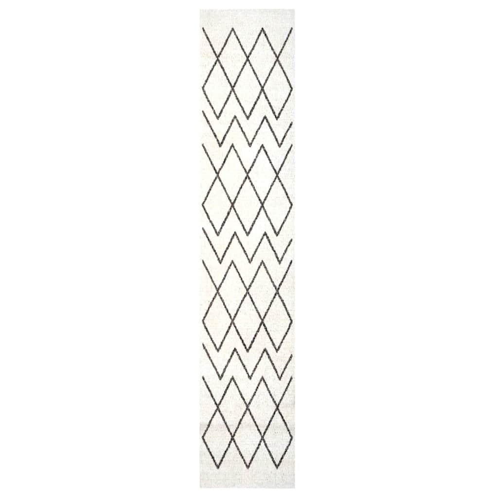 vidaXL Χαλί Κουζίνας Geometric Γεωμετρικό 60 x 300 cm Βελούδο