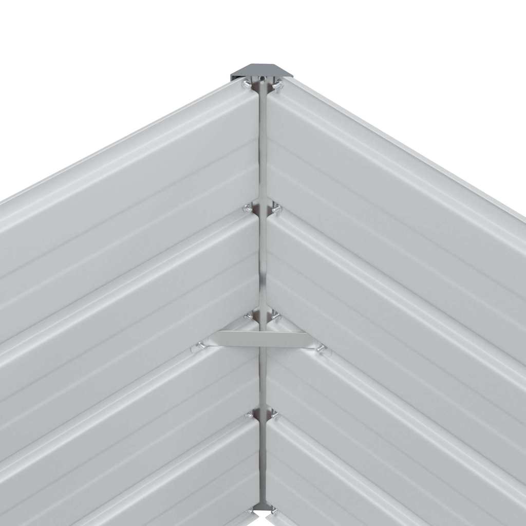 vidaXL Υπερυψωμένη Ζαρντινιέρα Ανοιχτό καφέ 240 x 80 x 45 cm