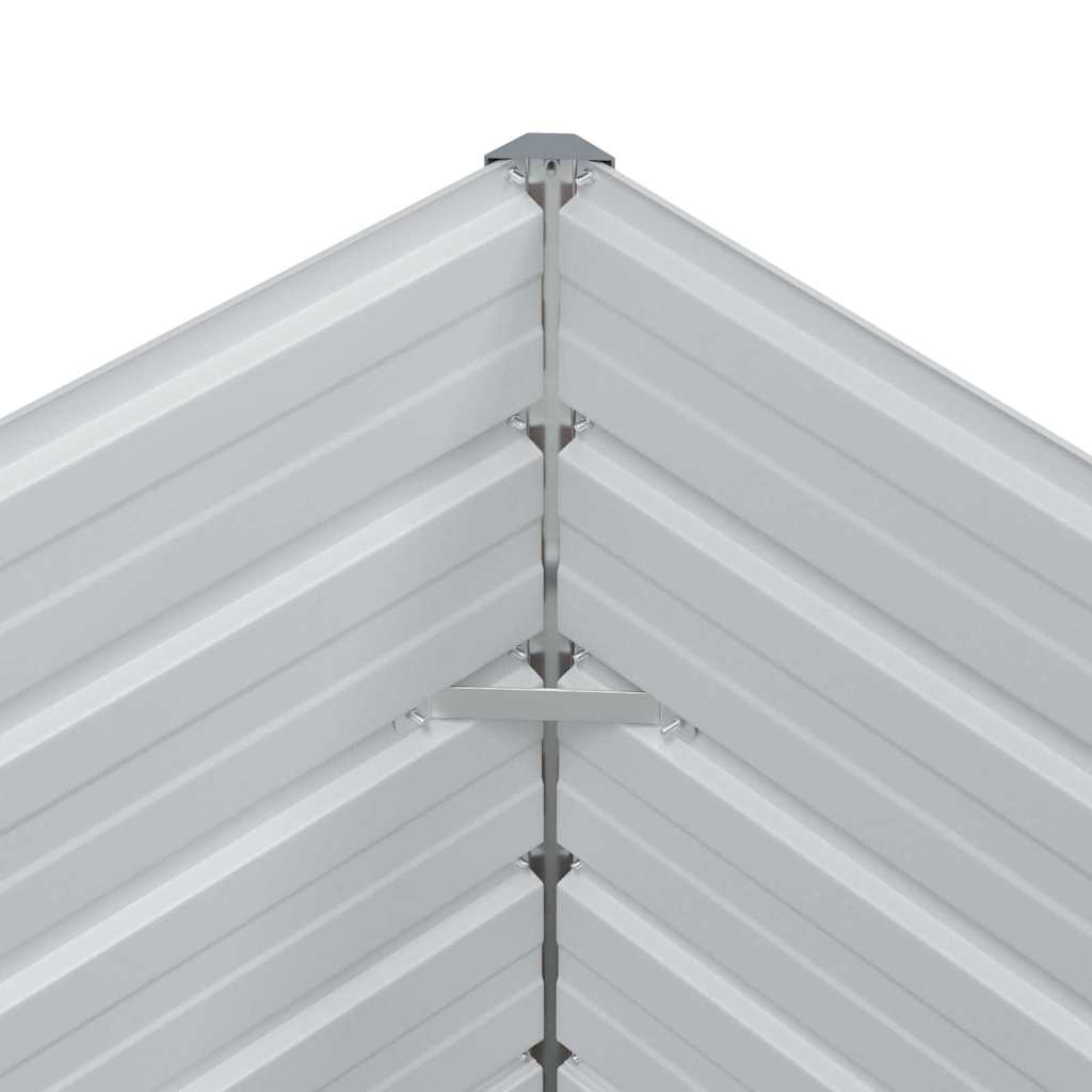 vidaXL Υπερυψωμένη Ζαρντινιέρα Ανοιχτό καφέ 320 x 80 x 77 cm
