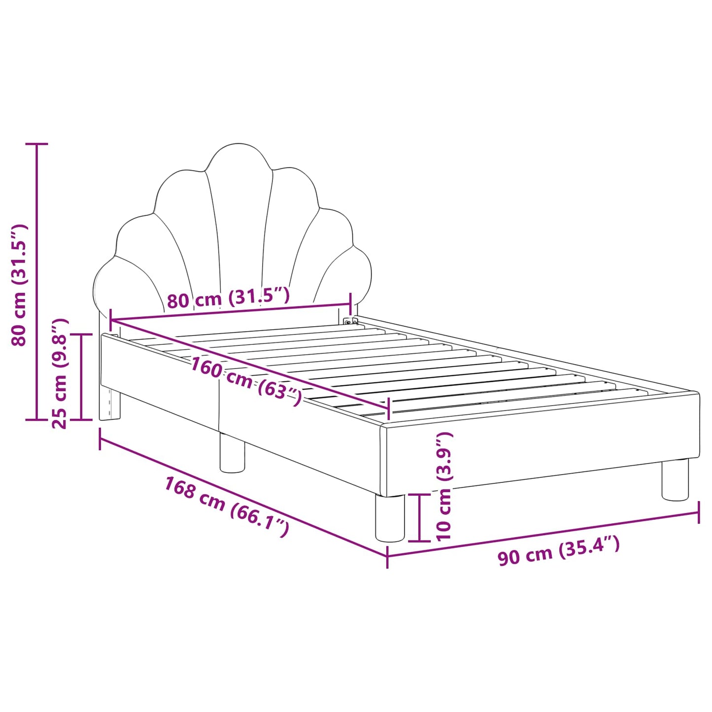 vidaXL Κρεβάτι Παιδικής Κρεβατοκάμαρας με Κεφαλάκι Μπλε Αστυνομίας