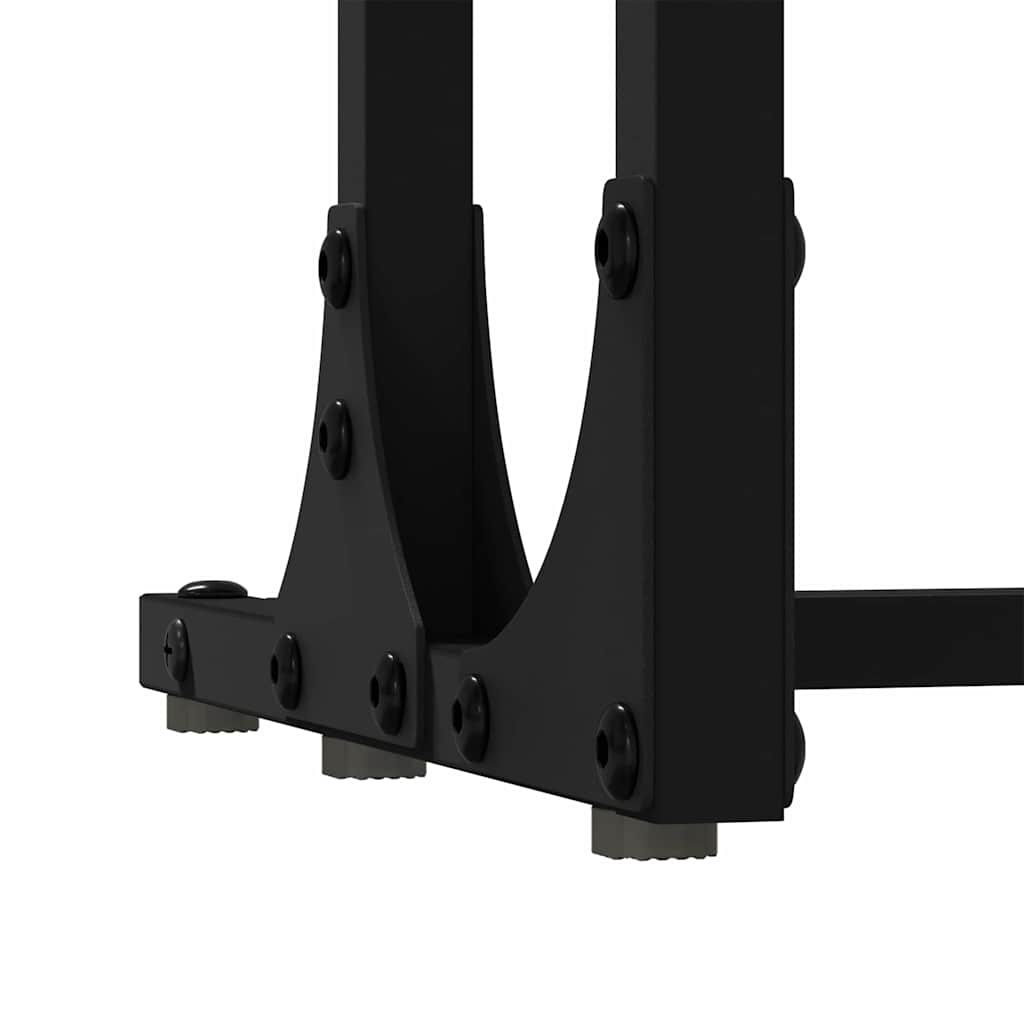 vidaXL Φωτιστικό Τραπεζάκι 3 pcs Μαύρη δρυς 50.5 x 35 x 53 εκ.