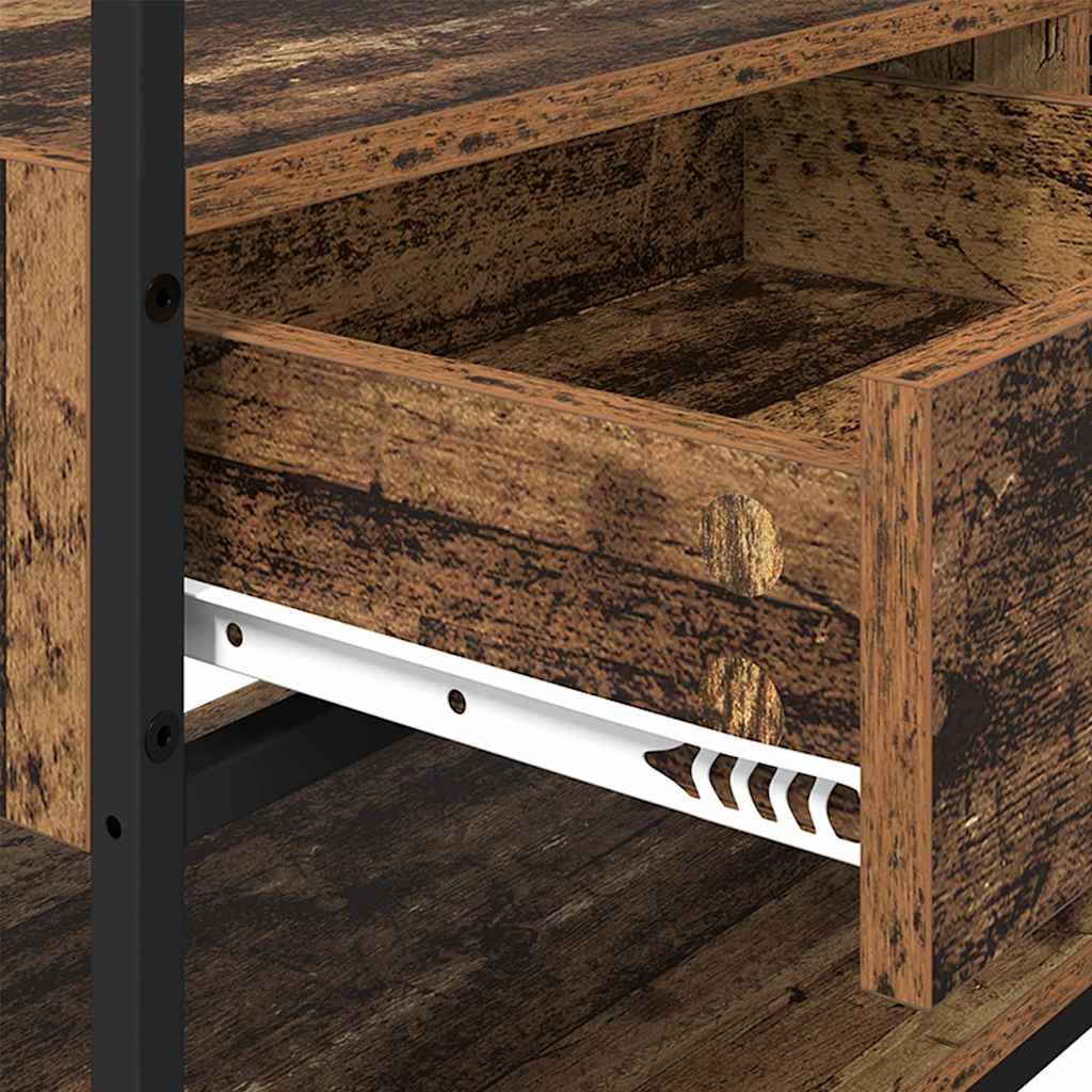 vidaXL Ντουλάπι Παλαιό ξύλο 89 x 39 x 184.5 εκ. Επεξεργασμένο ξύλο