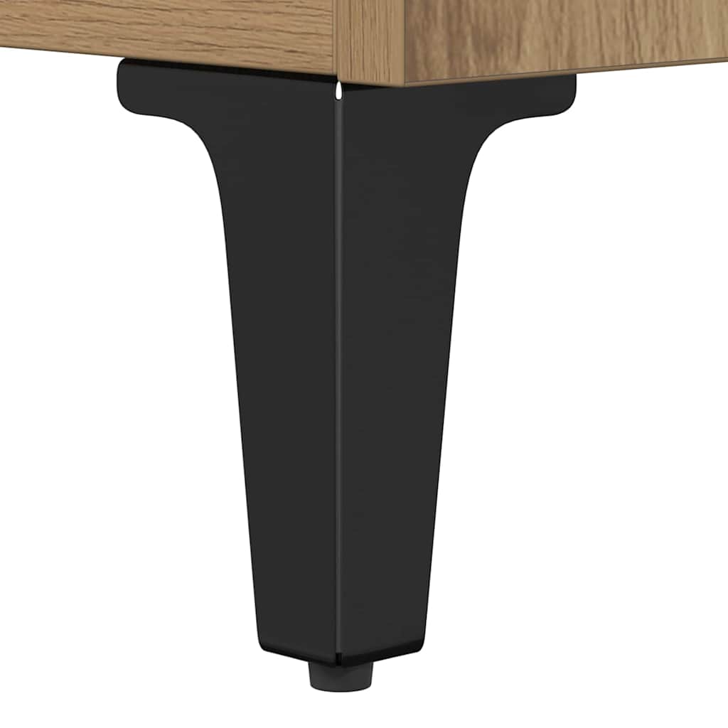 vidaXL Πλαϊνό γραφείο με συρτάρι Artisan Oak 69,5 x 34 x 90 εκ.