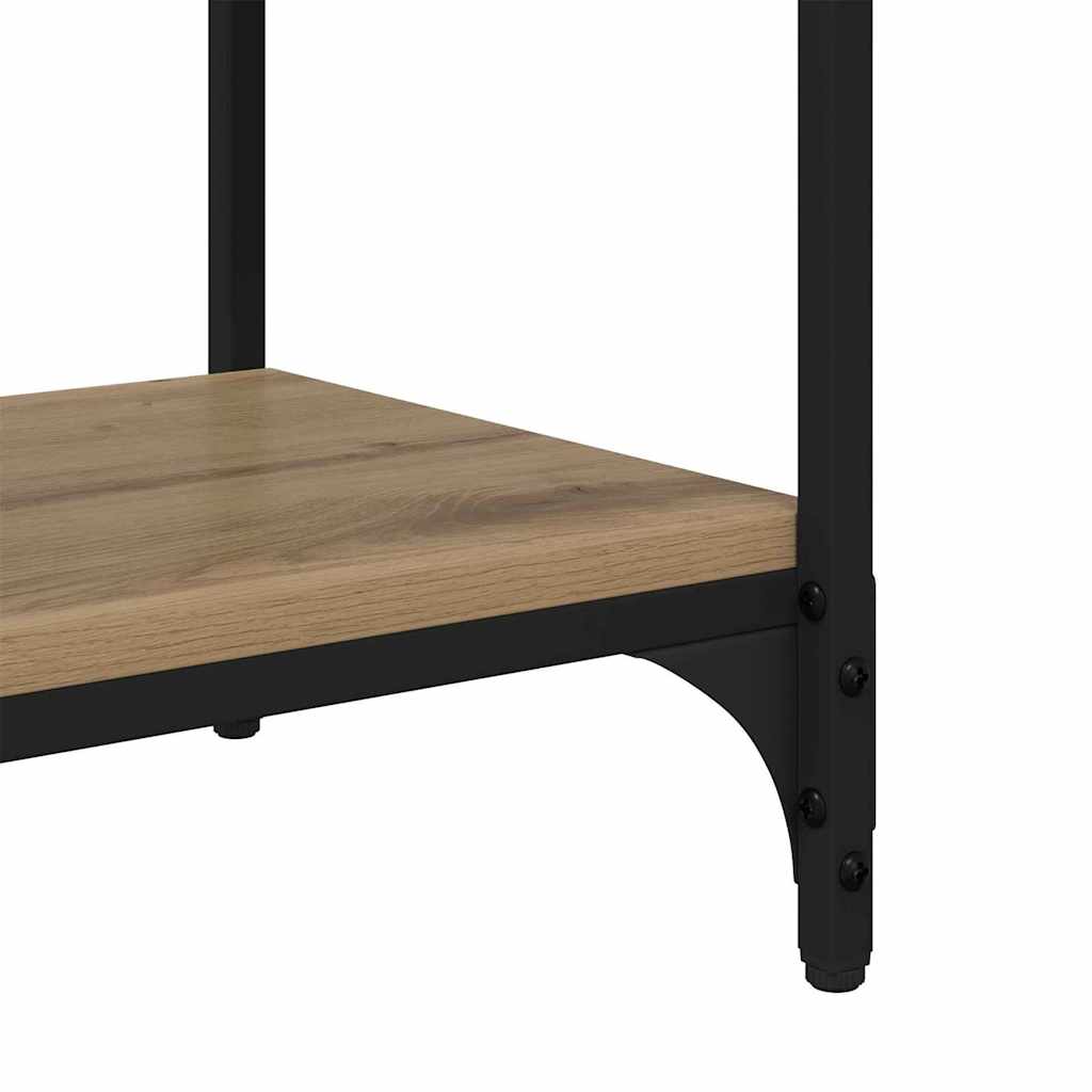 vidaXL Βιβλιοθήκη artisan δρυς 40 x 33 x 70.5 εκ. Επεξεργασμένο ξύλο