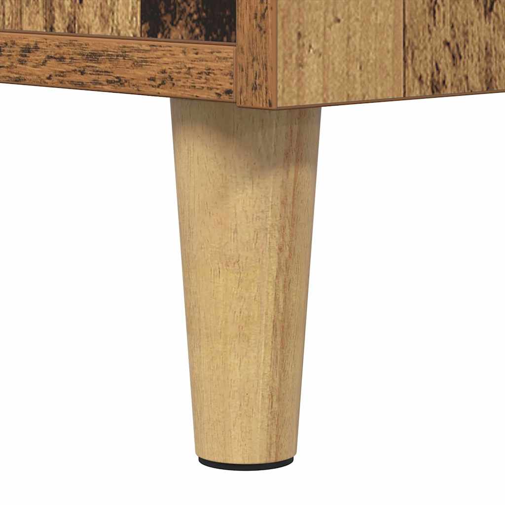 vidaXL Κομοδίνο Παλιό ξύλο 40 x 35 x 70 εκ. Επεξεργασμένο ξύλο