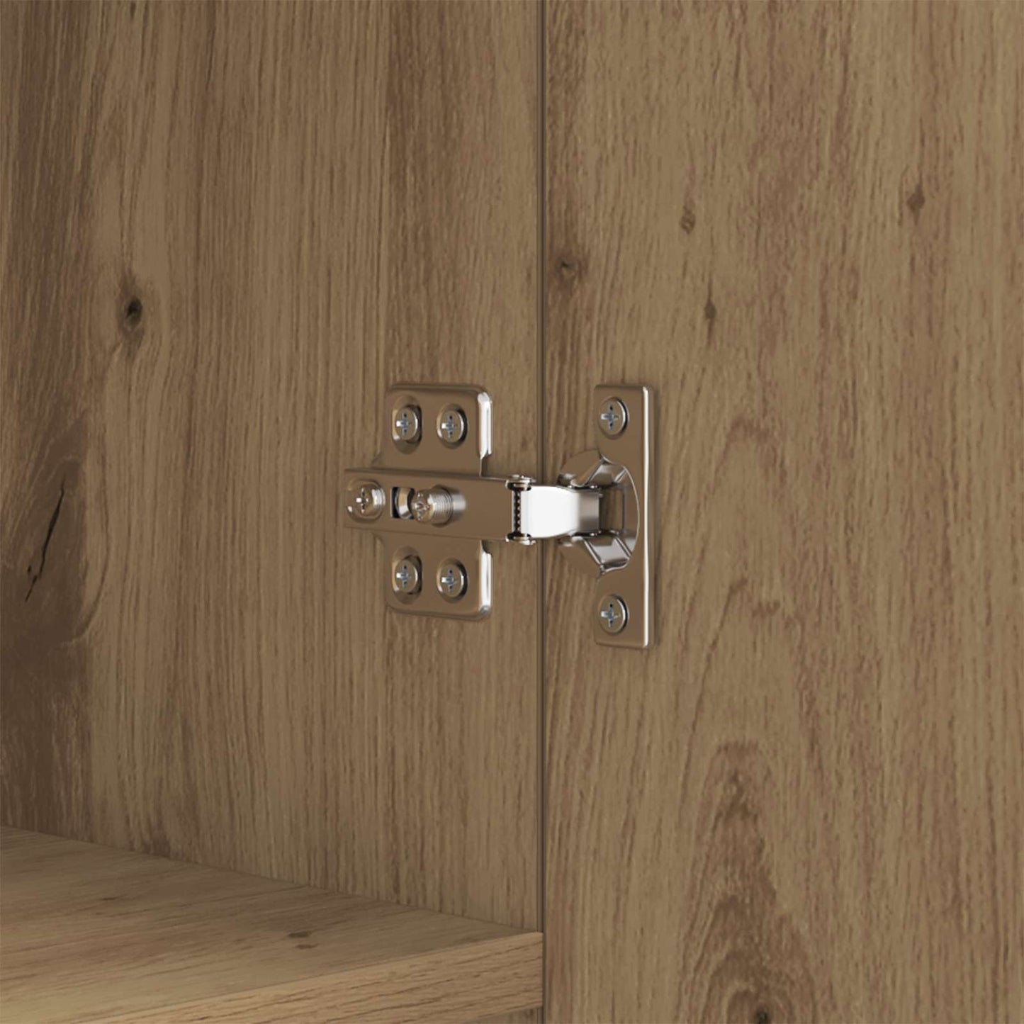 vidaXL Πλαϊνό γραφείο Artisan Oak 69,5 x 34 x 90 εκ.