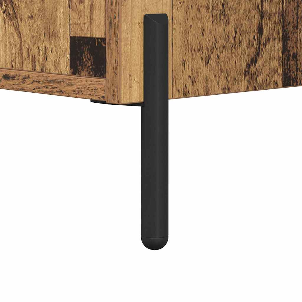 vidaXL Πλαϊνό γραφείο Παλαιό ξύλο 34 x 34.5 x 90 εκ Επεξεργασμένο ξύλο