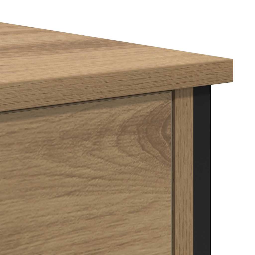 vidaXL Κομοδίνο 2 pcs Artisan Oak 34 x 35,5 x 45 εκ Επεξεργασμένο ξύλο
