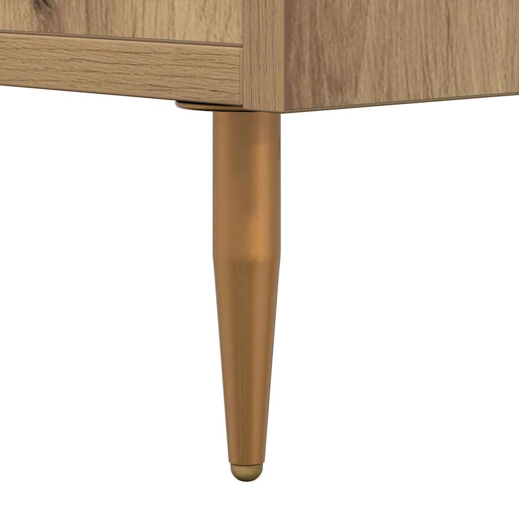 vidaXL Κομοδίνο Artisan Oak 40 x 35 x 47,5 εκ Επεξεργασμένο ξύλο