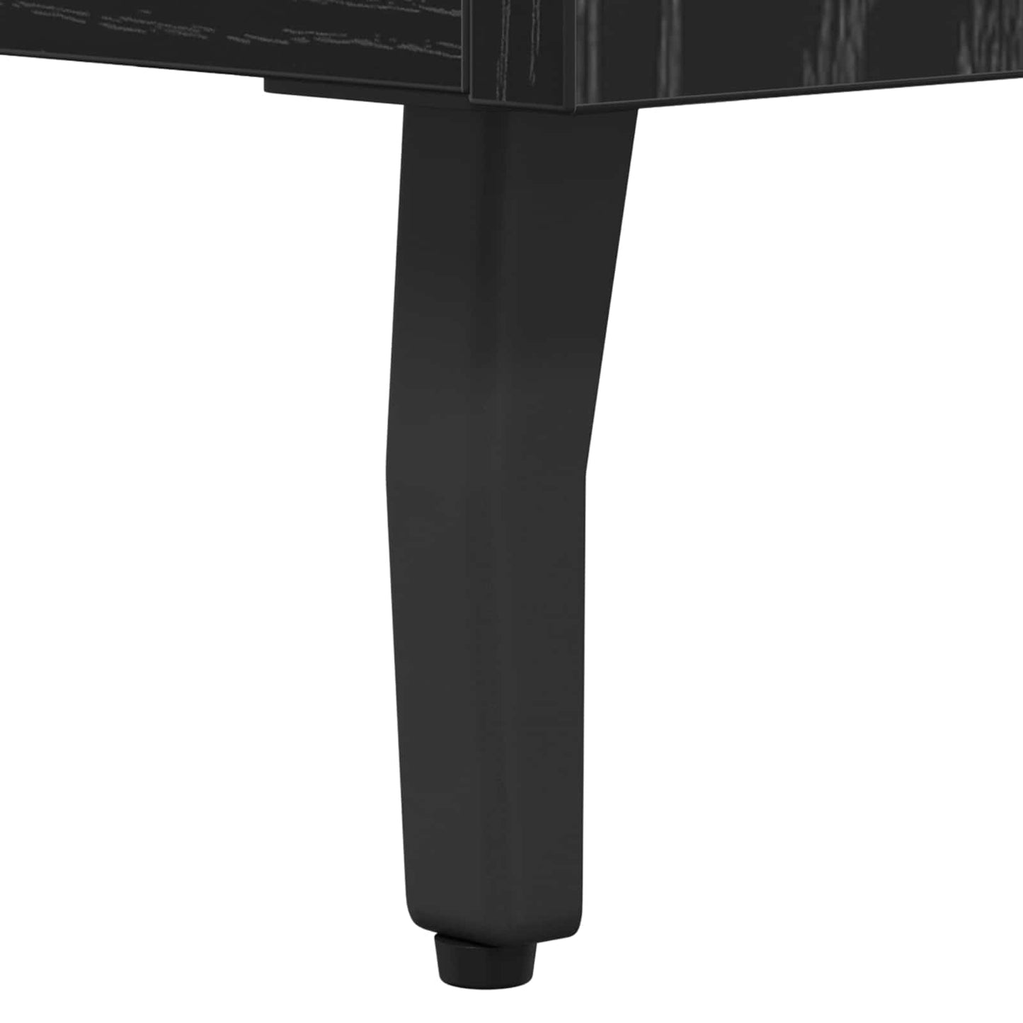 vidaXL Κομοδίνο Μαύρη Οξυά 40 x 40 x 66 εκ. Επεξεργασμένο Ξύλο