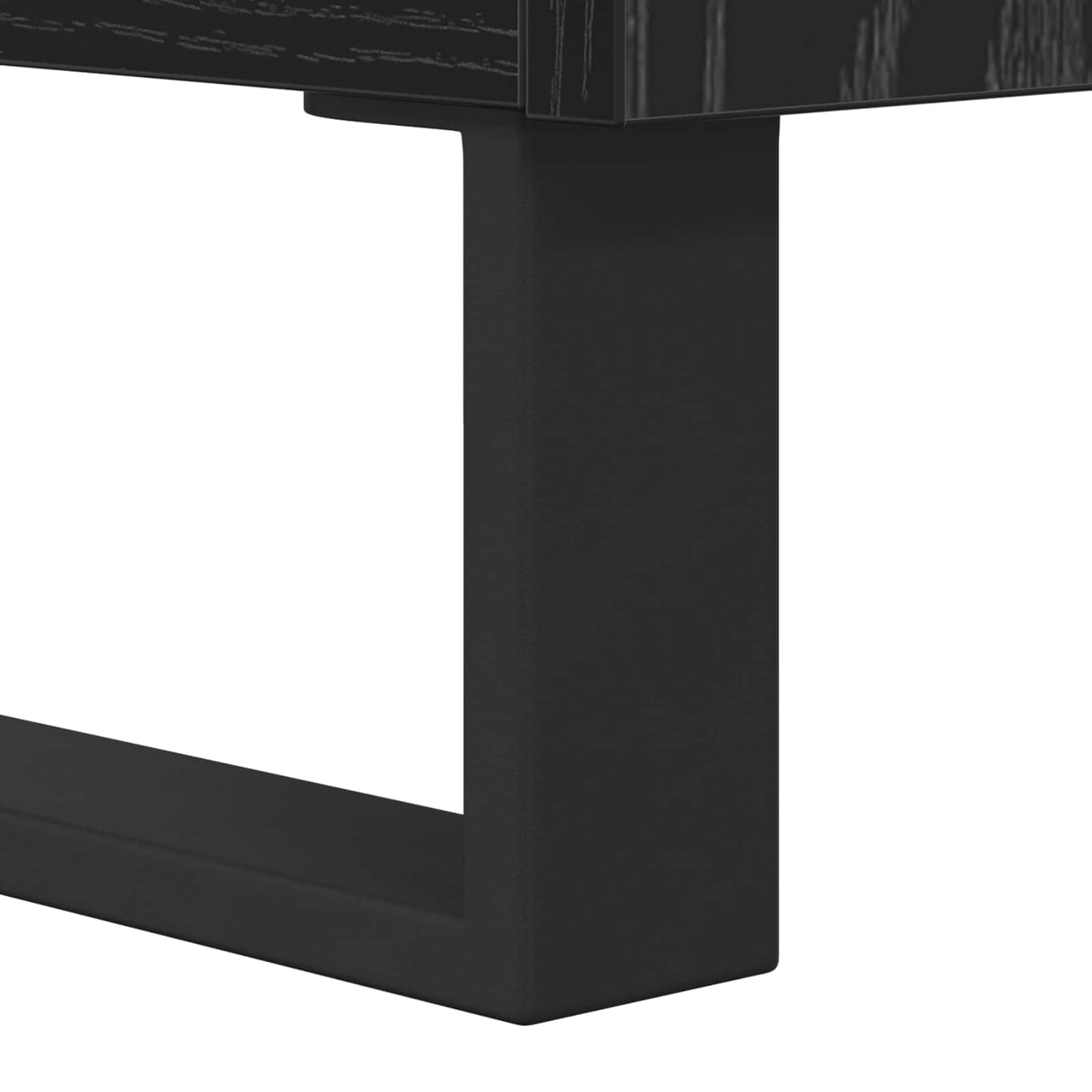 vidaXL Κομοδίνο Μαύρη Οξυά 40 x 40 x 66 εκ. Επεξεργασμένο Ξύλο