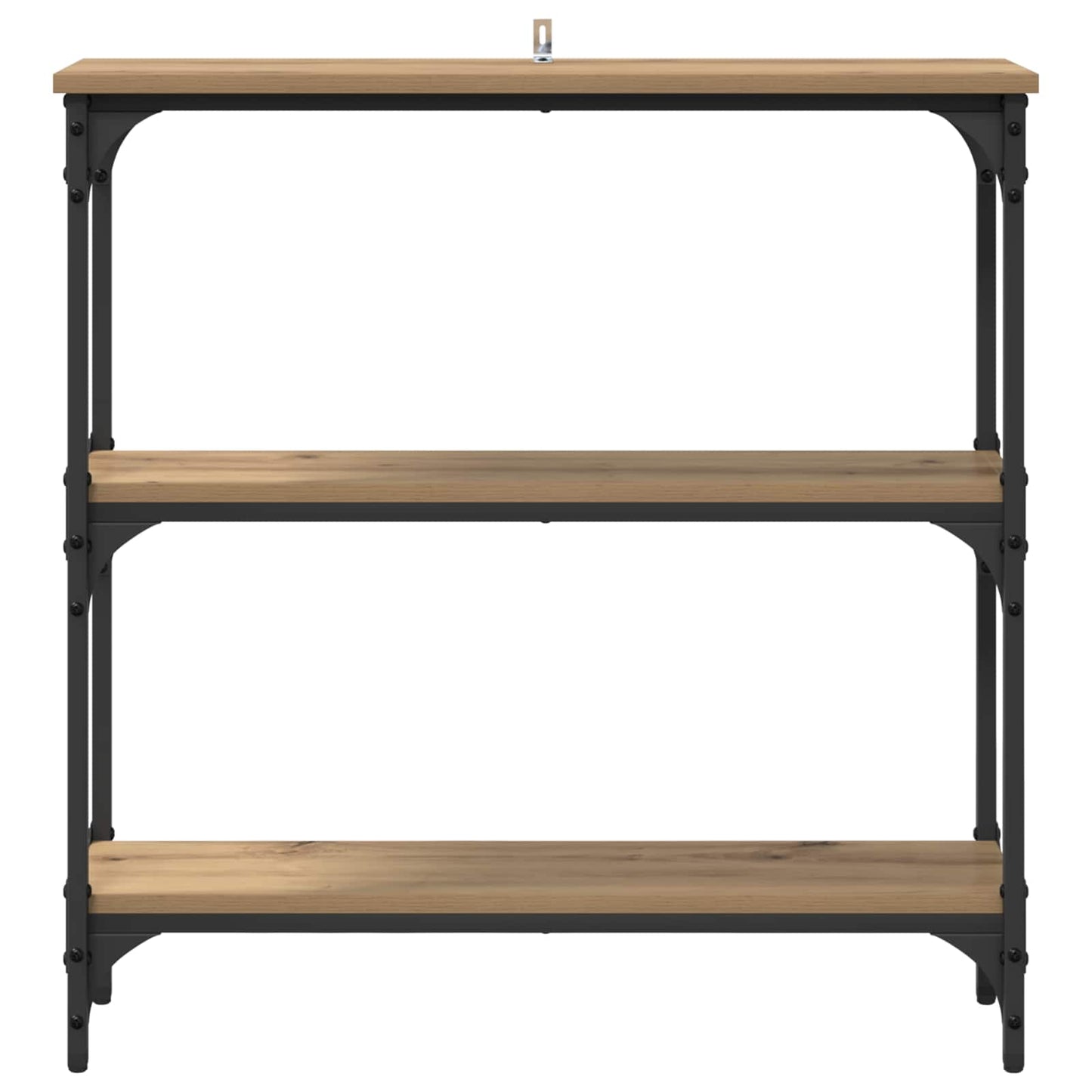 vidaXL Τραπέζι κονσόλας Artisan Oak 75 x 22,5 x 75 εκ