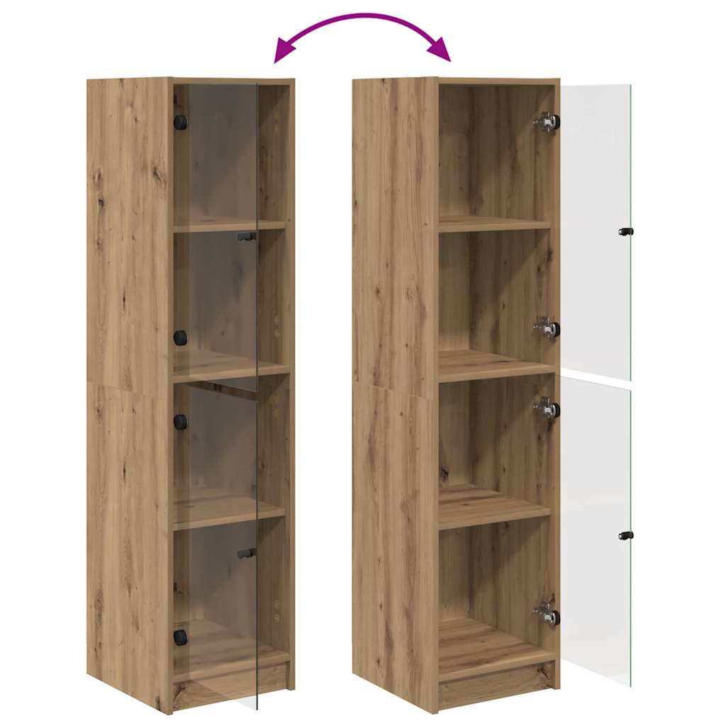 vidaXL Highboard Artisan Oak 35 x 37 x 142 εκ Επεξεργασμένο ξύλο