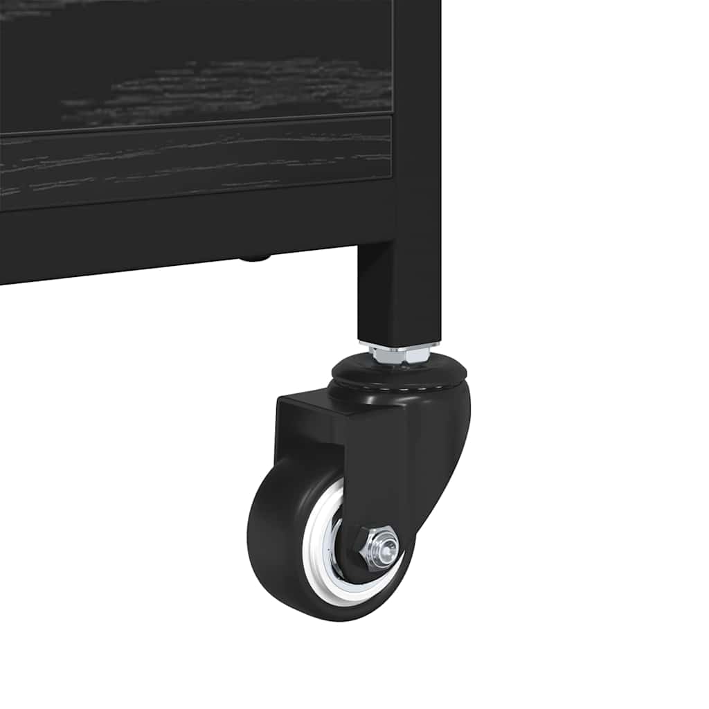 vidaXL Τραπεζάκι σαλονιού Μαύρη Οξυά 91 x 55 x 32 εκ