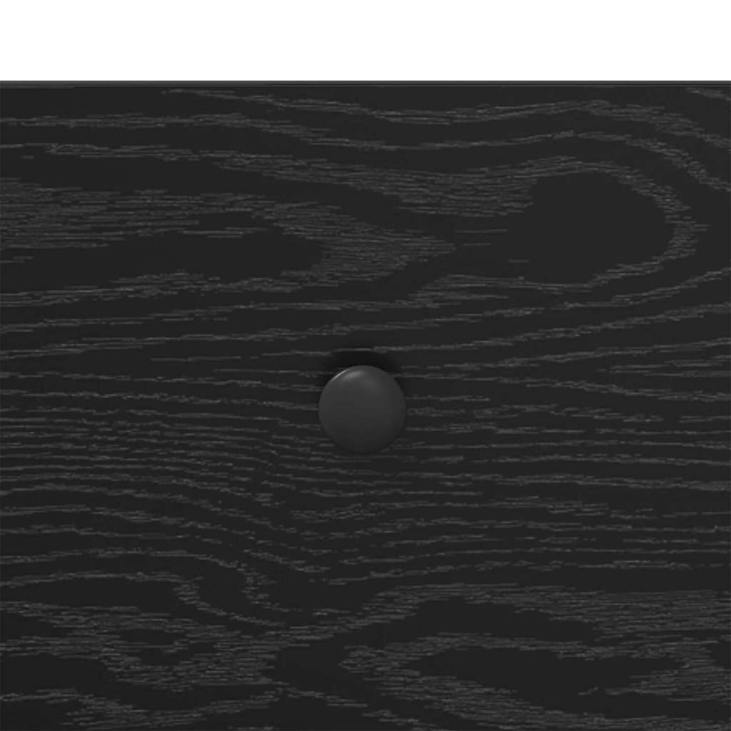 vidaXL Τραπεζάκι σαλονιού με συρτάρι Μαύρη Οξυά 70 x 50 x 54.5 εκ